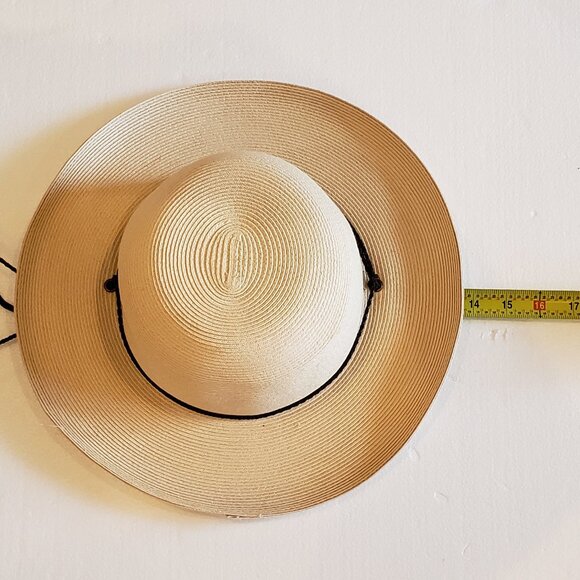 HBY Miami 100% Paper Straw Hat with Chin Strap - Picture 10 of 11